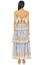 view 3 of 3 Daylight Tiered Maxi Dress in Wallpaper Floral Denim
