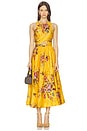 view 1 of 3 Patience Midi Dress in Mustard Floral