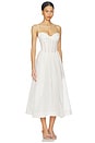 view 2 of 3 Luna Corset Midi Dress in Ivory