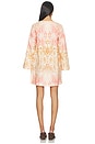view 3 of 4 ROBE COURTE ASTER in Pink Ikat