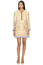 view 1 of 3 MINIVESTIDO INDRA in Biscuit Scarf Floral
