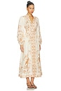 view 2 of 3 VESTIDO INDRA in Cream, Tan & Floral