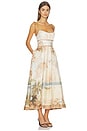 view 2 of 3 VESTIDO MAHON in Island Map Blue