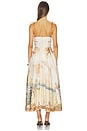 view 3 of 3 VESTIDO MAHON in Island Map Blue