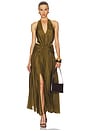 view 1 of 4 ROBE MAXI INDRA in Olive