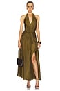 view 2 of 4 ROBE MAXI INDRA in Olive