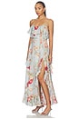 view 2 of 3 MAXIVESTIDO ROSELIGHT in Blue Rose Floral