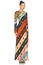 view 2 of 3 VESTIDO ASCENT BIAS SHEATH  in Prism Stripe