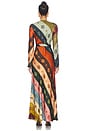 view 4 of 3 VESTIDO ASCENT BIAS SHEATH  in Prism Stripe