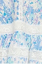 view 4 of 4 Solstice Lantern Mini Dress in Blue Multi Floral