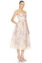 view 2 of 3 Valiant Tucked Midi Dress in Blue Hydrangea