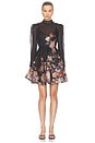 view 1 of 3 Valiant Embellish Mini Dress in Black Floral