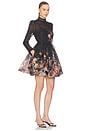 view 2 of 3 Valiant Embellish Mini Dress in Black Floral