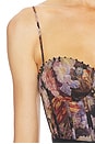 view 4 of 4 Valiant Corset Picnic Dress in Black Floral