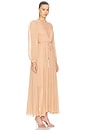 view 2 of 3 Valiant Embroidered Bib Dress in Dusty Coral