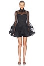 view 1 of 5 Valiant Lantern Mini Dress in Black