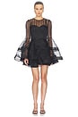 view 2 of 5 Valiant Lantern Mini Dress in Black