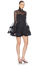 view 3 of 5 Valiant Lantern Mini Dress in Black