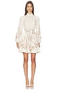 view 1 of 3 ROBE VALIANT BUTTON MINI in Cream Bouquet