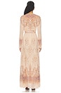 view 3 of 3 VESTIDO VALIANT SHEATH  in Peach Paisley