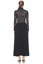 view 3 of 4 Lace Jersey Dress in Black