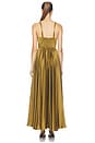 view 3 of 3 VESTIDO LONGO DRAPEADO in Olive