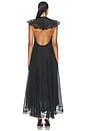 view 4 of 4 Ascent Flutter Gown in Black