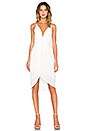 view 4 of 4 Silk V Tuck Dress in Winter White