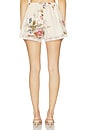 view 4 of 6 Patience Short in Vanilla Floral