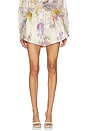 view 1 of 6 Luna Tuck Short in Cream Dahlia