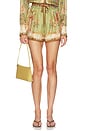 view 1 of 6 SHORT RELAJADO INDRA in Khaki Scarf Floral