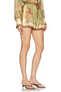 view 2 of 6 SHORT RELAJADO INDRA in Khaki Scarf Floral