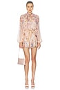 view 6 of 6 Valiant Tuck Short in Peach Floral