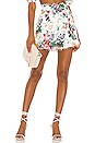 view 1 of 4 Allia High Waisted Short in White Floral