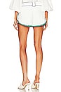 view 3 of 5 Tiggy Applique Short in Ivory, Blue, & Green