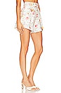 view 2 of 4 Tuck Short in Elka Vine Ivory Print