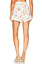 view 3 of 4 Tuck Short in Elka Vine Ivory Print