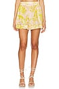 view 1 of 6 Golden Relaxed Short in Pink & Gold Floral