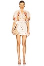 view 5 of 6 Ascension Tuck Short in Cream Palm Floral