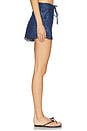 view 3 of 6 Coco Embroidered Denim Short in Railway Blue
