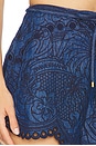 view 6 of 6 Coco Embroidered Denim Short in Railway Blue