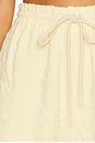 view 6 of 6 Coco Towelling Short in Yellow & Cream