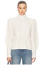 view 1 of 5 Valiant Wool Bauble Sweater in Cream
