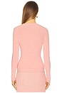 view 3 of 4 Illuminate Mouline Cardigan in Coral