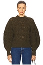 view 1 of 4 Cable Sweater in Olive