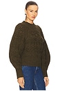 view 2 of 4 Cable Sweater in Olive