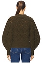view 3 of 4 Cable Sweater in Olive