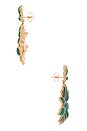 view 2 of 2 Botanica Dangles Earrings in Green