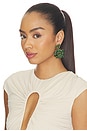 view 4 of 3 Botanica Dangles Earrings in Green