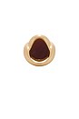 view 4 of 3 Plume Signet Ring in Gold & Dark Red